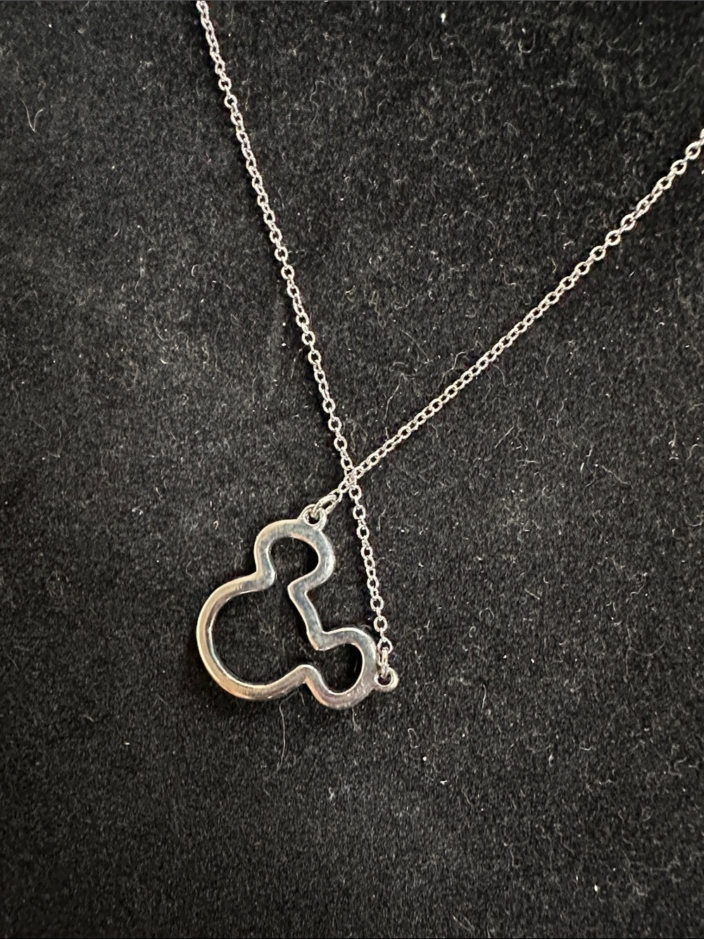 Disney Mickey Mouse Rhinestone Inset Necklace - Picture 3 of 5